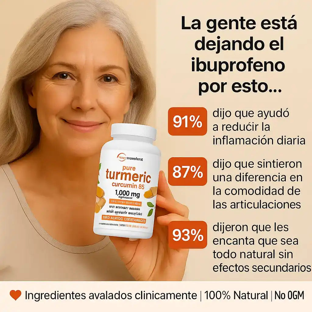 Turmeric Curcumin 95%: El antiinflamatorio mas potente  🔥